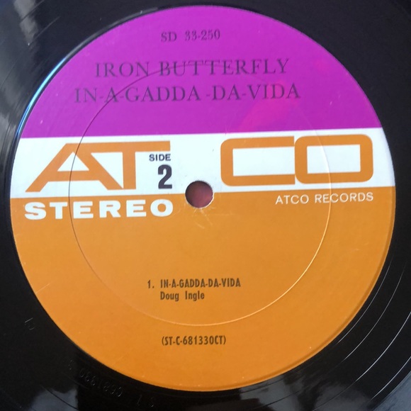 Iron Butterfly In-A-Gadda-Da-Vida Vinyl Album '68 - Picture 4 of 6